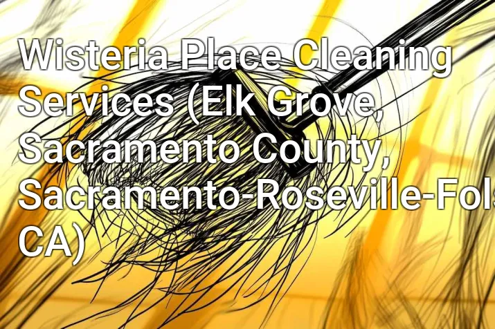 Wisteria Place Cleaning Services (Elk Grove, Sacramento County, Sacramento-Roseville-Folsom, CA)
