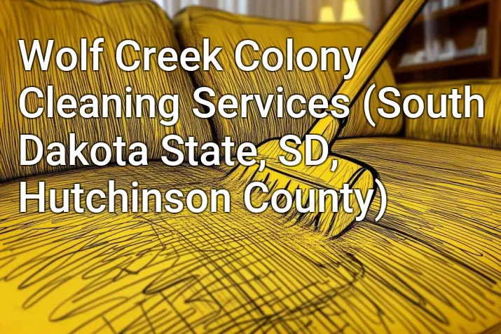 Wolf Creek Colony Cleaning Services (South Dakota State, SD, Hutchinson County)
