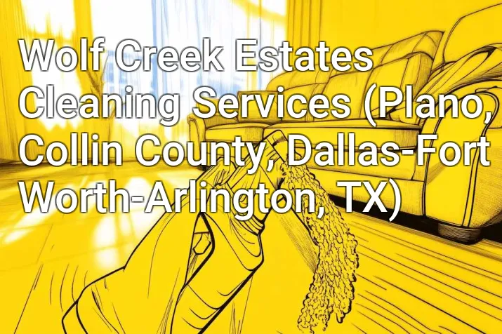 Wolf Creek Estates Cleaning Services (Plano, Collin County, Dallas-Fort Worth-Arlington, TX)