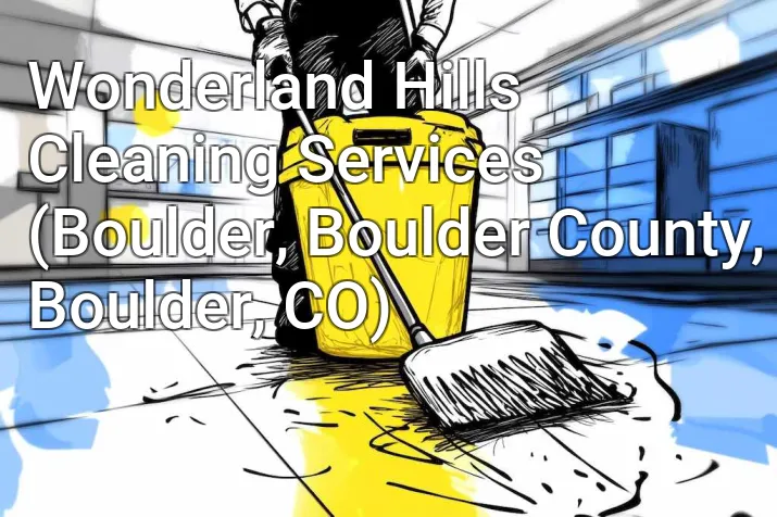 Wonderland Hills Cleaning Services (Boulder, Boulder County, Boulder, CO)