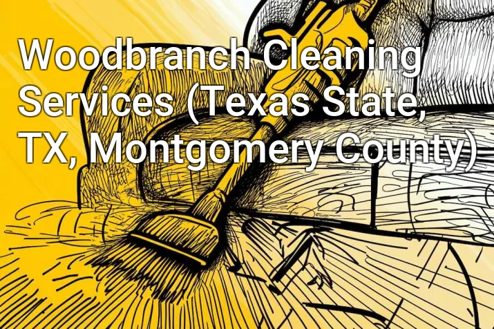 Woodbranch Cleaning Services (Texas State, TX, Montgomery County)