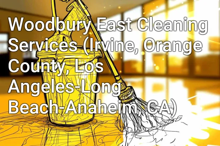 Woodbury East Cleaning Services (Irvine, Orange County, Los Angeles-Long Beach-Anaheim, CA)