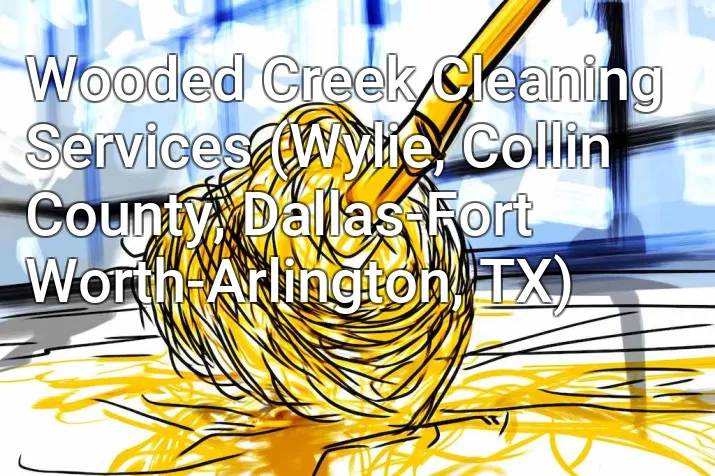 Wooded Creek Cleaning Services (Wylie, Collin County, Dallas-Fort Worth-Arlington, TX)