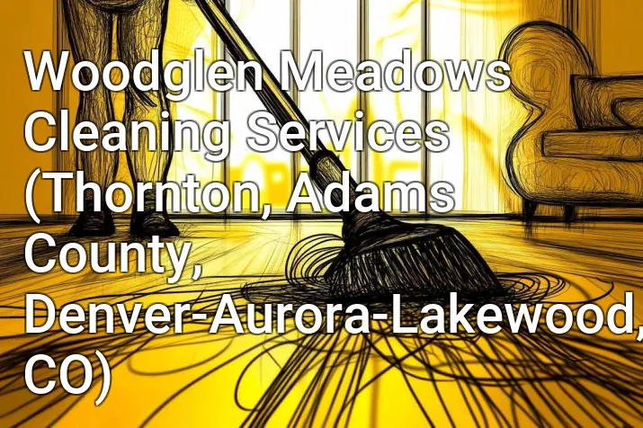 Woodglen Meadows Cleaning Services (Thornton, Adams County, Denver-Aurora-Lakewood, CO)