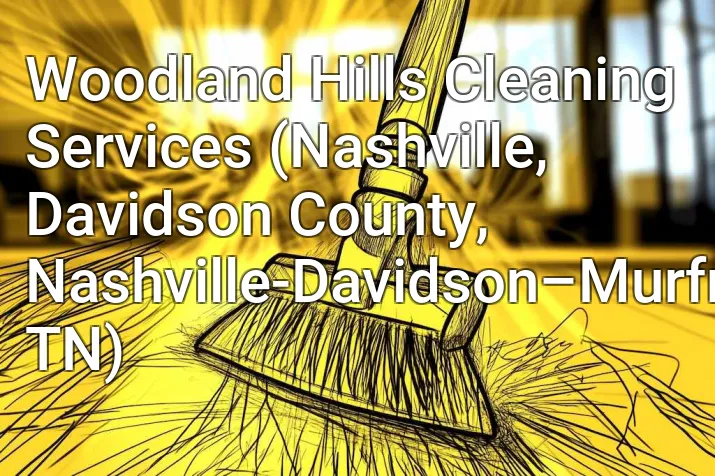 Woodland Hills Cleaning Services (Nashville, Davidson County, Nashville-Davidson–Murfreesboro–Franklin, TN)