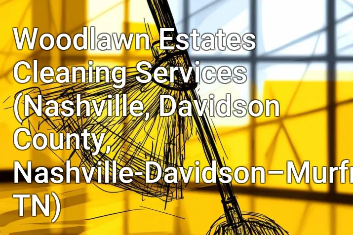 Woodlawn Estates Cleaning Services (Nashville, Davidson County, Nashville-Davidson–Murfreesboro–Franklin, TN)