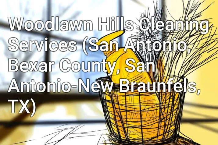 Woodlawn Hills Cleaning Services (San Antonio, Bexar County, San Antonio-New Braunfels, TX)