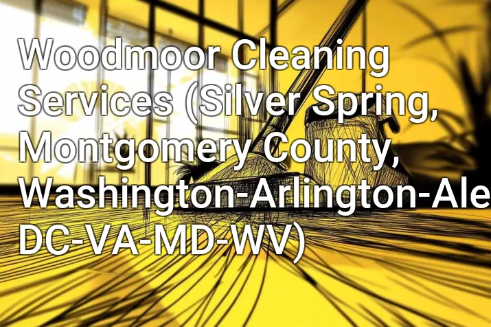 Woodmoor Cleaning Services (Silver Spring, Montgomery County, Washington-Arlington-Alexandria, DC-VA-MD-WV)