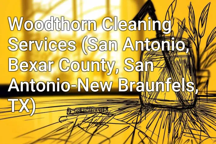 Woodthorn Cleaning Services (San Antonio, Bexar County, San Antonio-New Braunfels, TX)