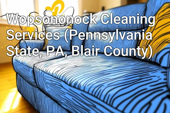 Wopsononock Cleaning Services (Pennsylvania State, PA, Blair County)