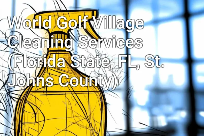 World Golf Village Cleaning Services (Florida State, FL, St. Johns County)