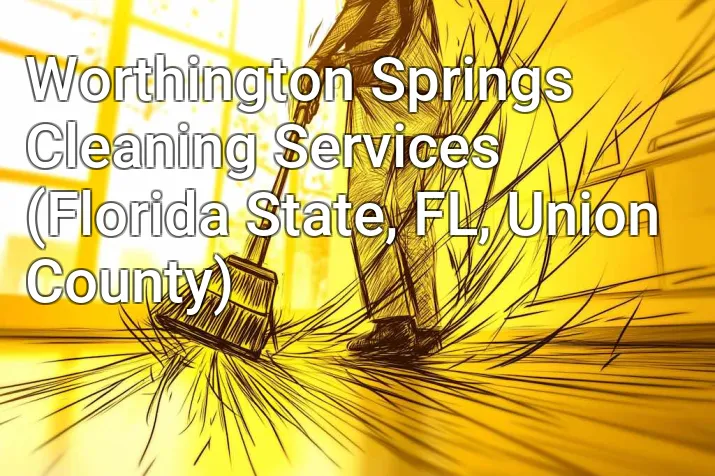 Worthington Springs Cleaning Services (Florida State, FL, Union County)