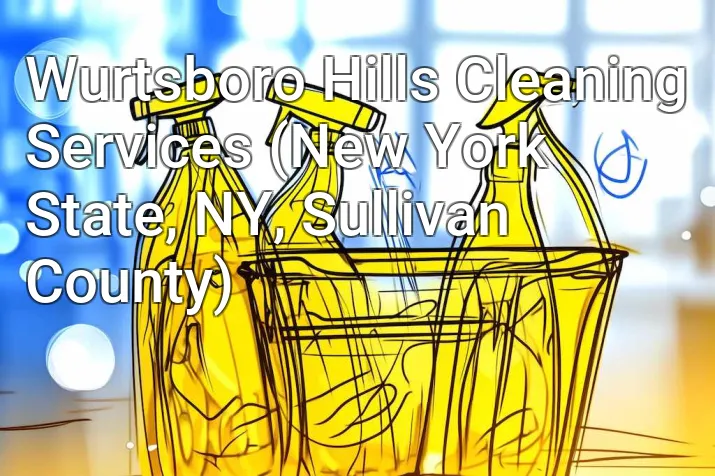 Wurtsboro Hills Cleaning Services (New York State, NY, Sullivan County)