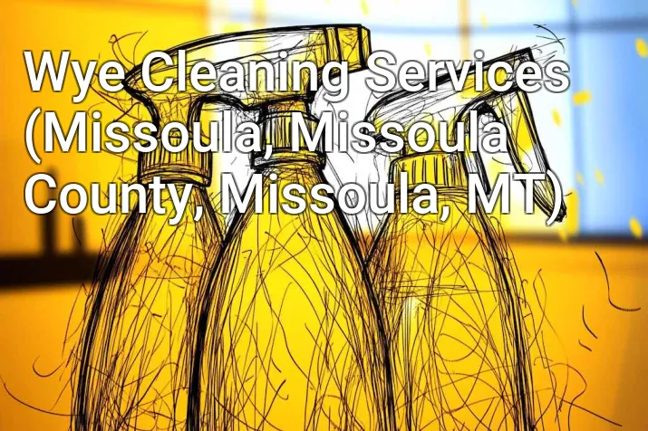 Wye Cleaning Services (Missoula, Missoula County, Missoula, MT)