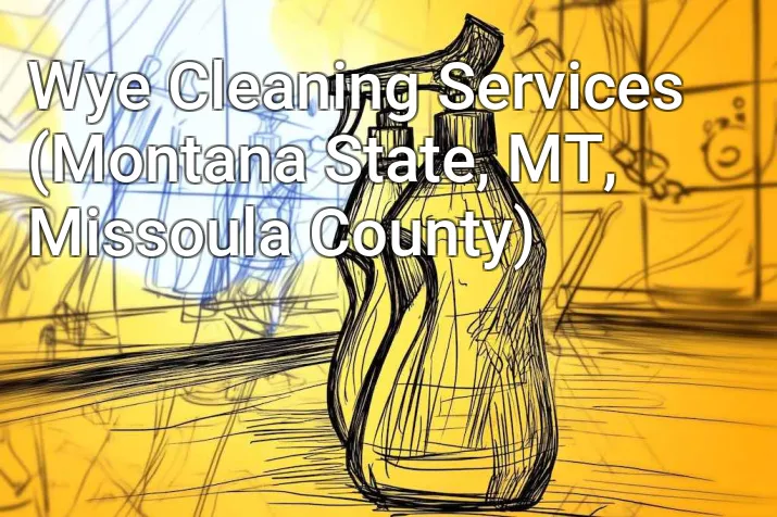 Wye Cleaning Services (Montana State, MT, Missoula County)