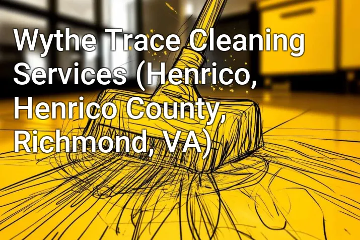 Wythe Trace Cleaning Services (Henrico, Henrico County, Richmond, VA)