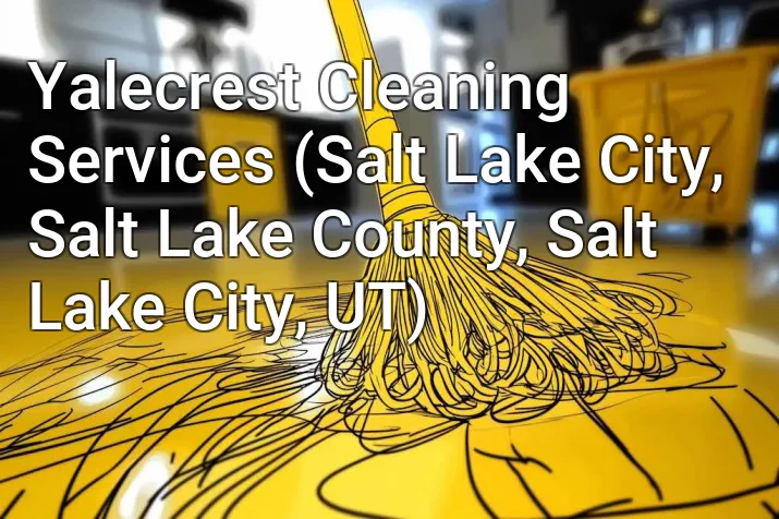 Yalecrest Cleaning Services (Salt Lake City, Salt Lake County, Salt Lake City, UT)