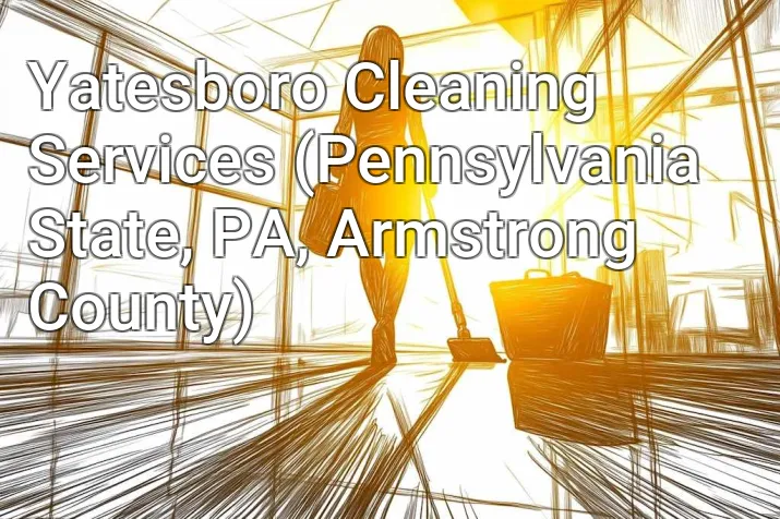 Yatesboro Cleaning Services (Pennsylvania State, PA, Armstrong County)