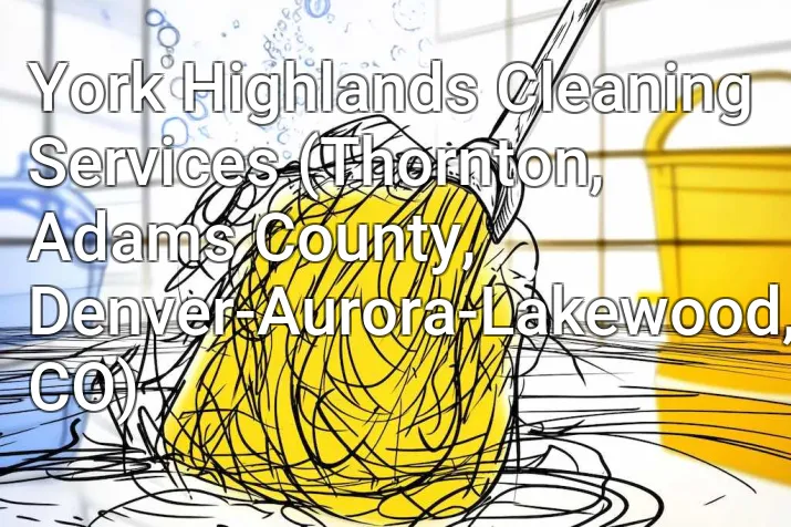 York Highlands Cleaning Services (Thornton, Adams County, Denver-Aurora-Lakewood, CO)