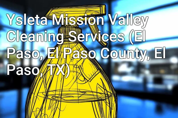 Ysleta Mission Valley Cleaning Services (El Paso, El Paso County, El Paso, TX)