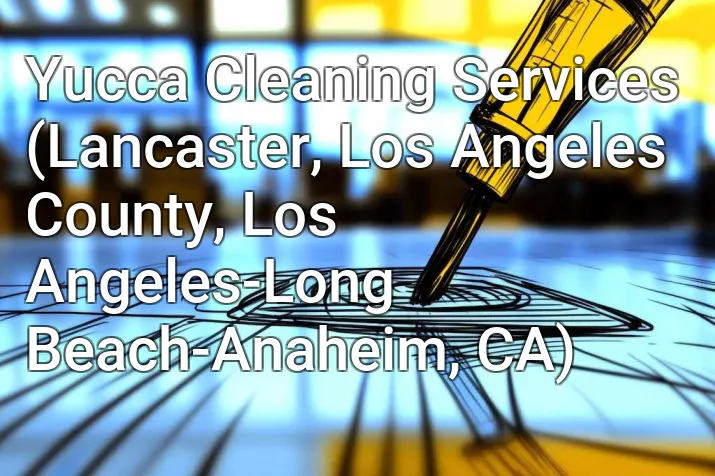 Yucca Cleaning Services (Lancaster, Los Angeles County, Los Angeles-Long Beach-Anaheim, CA)