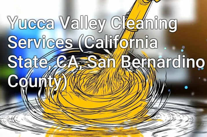Yucca Valley Cleaning Services (California State, CA, San Bernardino County)