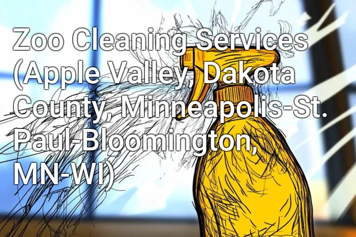 Zoo Cleaning Services (Apple Valley, Dakota County, Minneapolis-St. Paul-Bloomington, MN-WI)